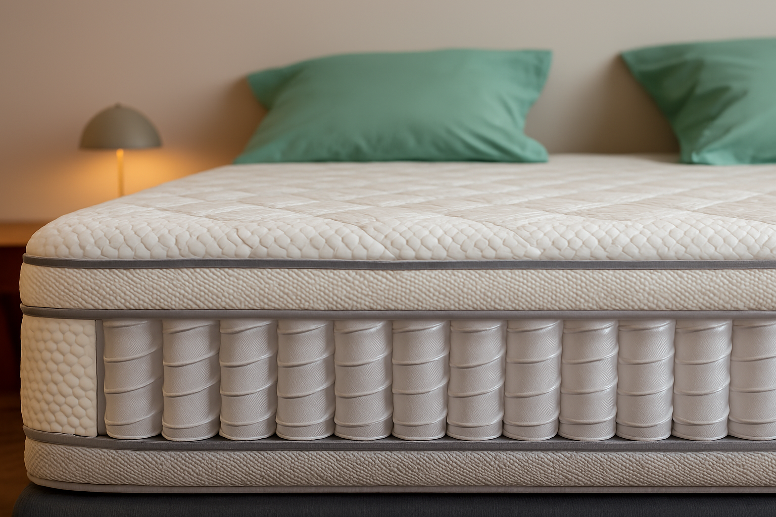 Matelas avec intégration de ressorts en 3D